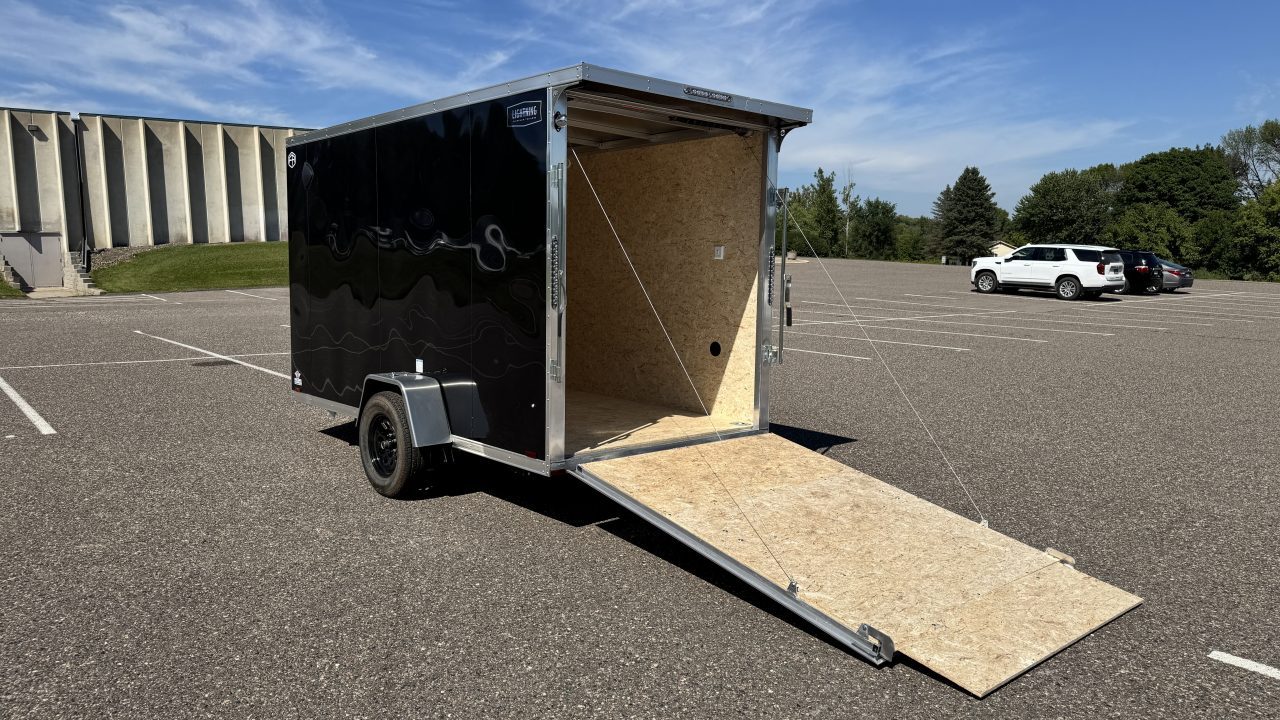 New 2026 Lightning 6x12 Enclosed Aluminum Cargo Trailer - RAMP DOOR!