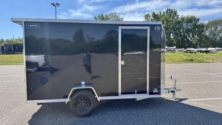New 2026 Lightning 6x12 Enclosed Aluminum Cargo Trailer - RAMP DOOR!