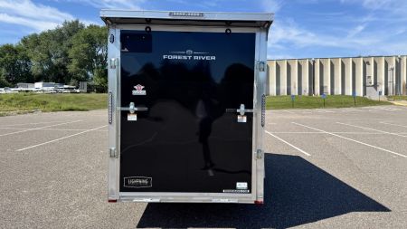 New 2026 Lightning 6x12 Enclosed Aluminum Cargo Trailer - RAMP DOOR!