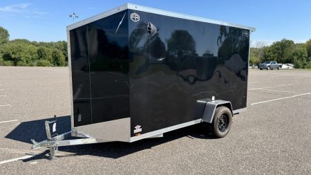 New 2026 Lightning 6x12 Enclosed Aluminum Cargo Trailer - RAMP DOOR!