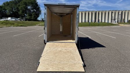 New 2026 Lightning 6x12 Enclosed Aluminum Cargo Trailer - RAMP DOOR!