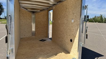 New 2026 Lightning 6x12 Enclosed Aluminum Cargo Trailer - RAMP DOOR!