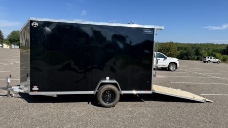 New 2026 Lightning 6x12 Enclosed Aluminum Cargo Trailer - RAMP DOOR!