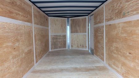 New 2027 Homesteader 7x14 Intrepid V-Nose Cargo Trailer w/ Barn Doors