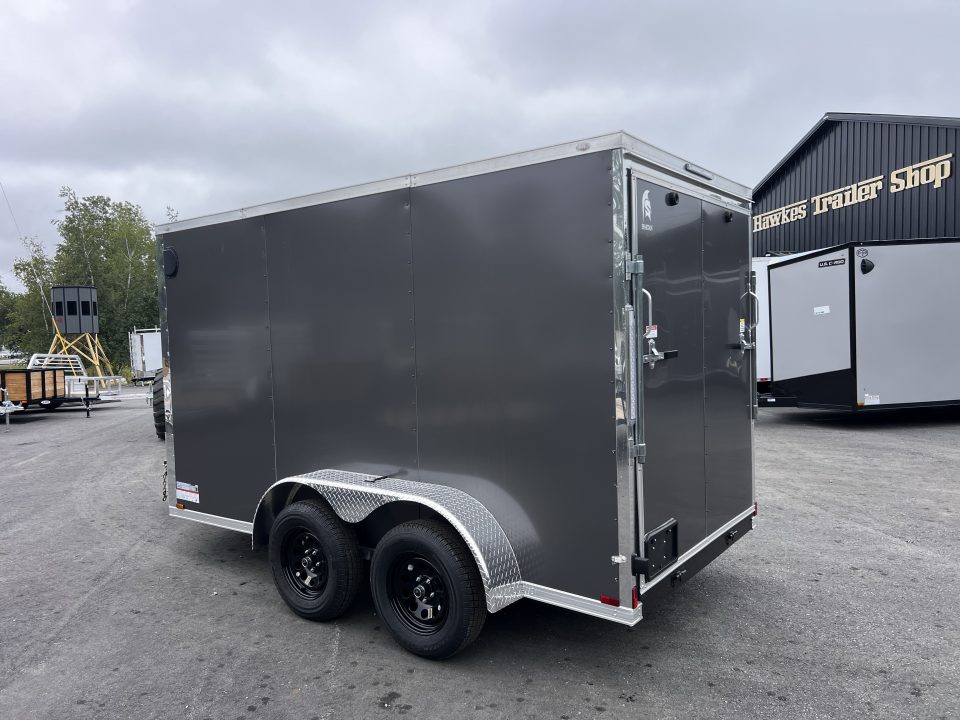 New 2027 Spartan 6X12 +2ft V-nose/ 6'6" interior height / .080 Polycore Exterior/ Ext. Tongue - 7000GVW