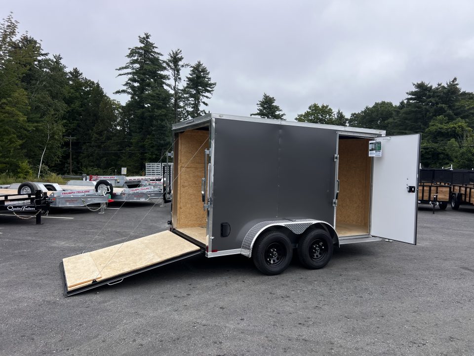 New 2027 Spartan 6X12 +2ft V-nose/ 6'6" interior height / .080 Polycore Exterior/ Ext. Tongue - 7000GVW