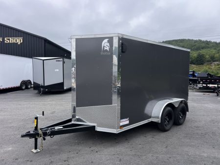 New 2027 Spartan 6X12 +2ft V-nose/ 6'6" interior height / .080 Polycore Exterior/ Ext. Tongue - 7000GVW
