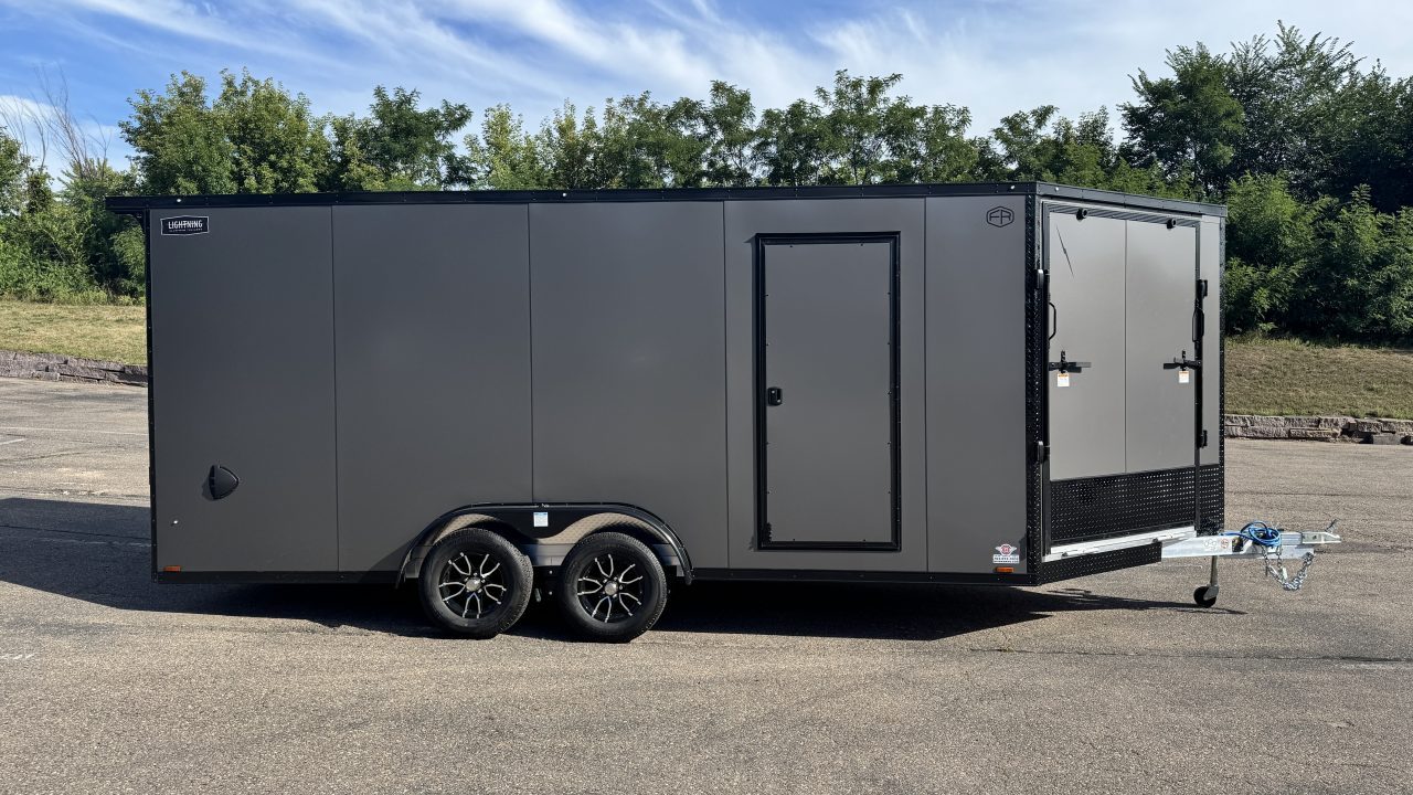 New 2027 Lightning Trailers 7.5x23 Snowmobile Trailer