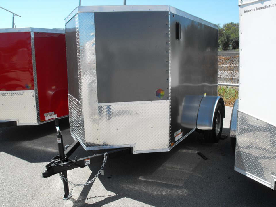 New Enclosed Trailer 5 X 8 Ramp 2990 Axle
