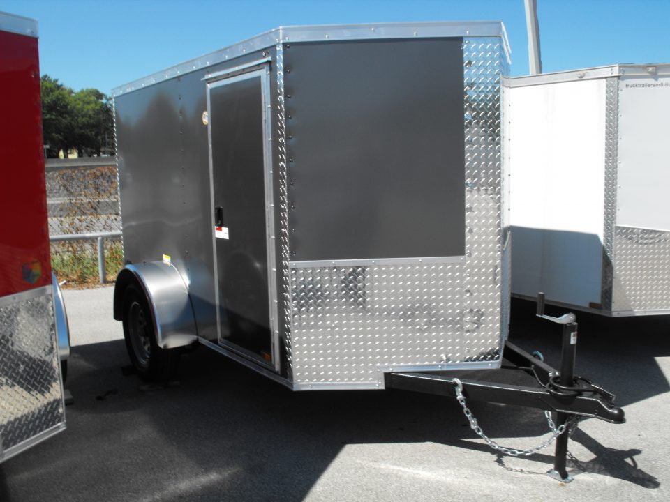 New Enclosed Trailer 5 X 8 Ramp 2990 Axle