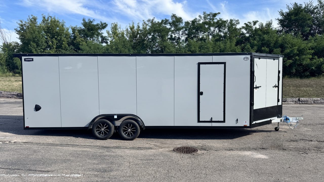 New 2026 Lightning 7.5x29 Snow / Enclosed Trailer