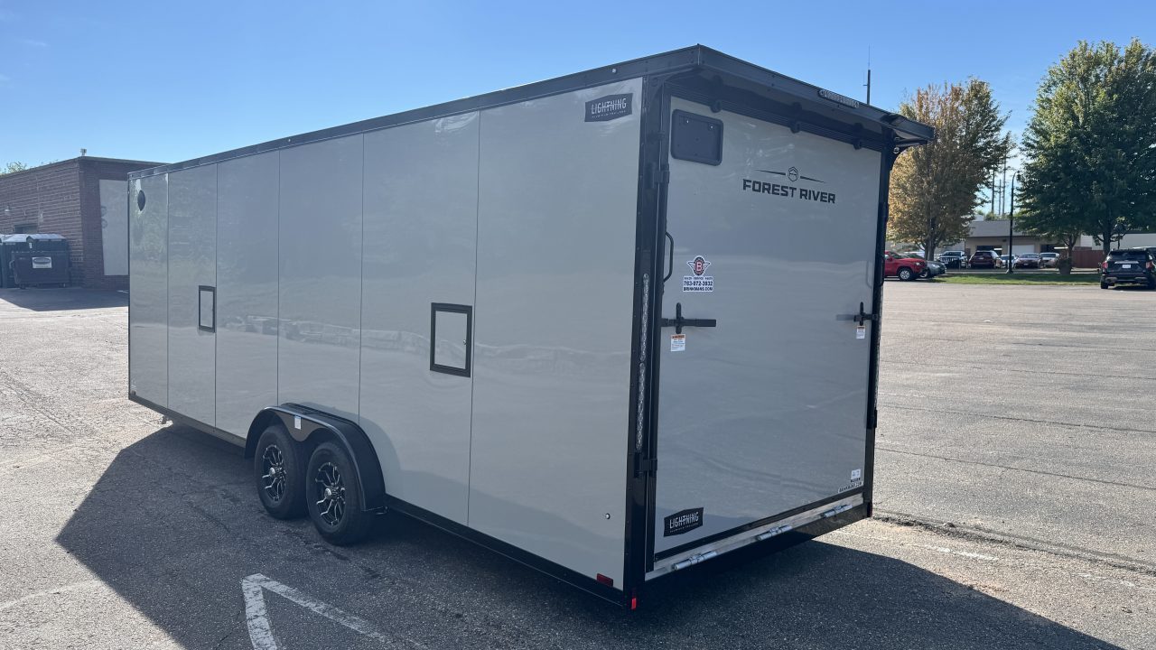 New 2026 Lightning 7.5x29 Snow / Enclosed Trailer