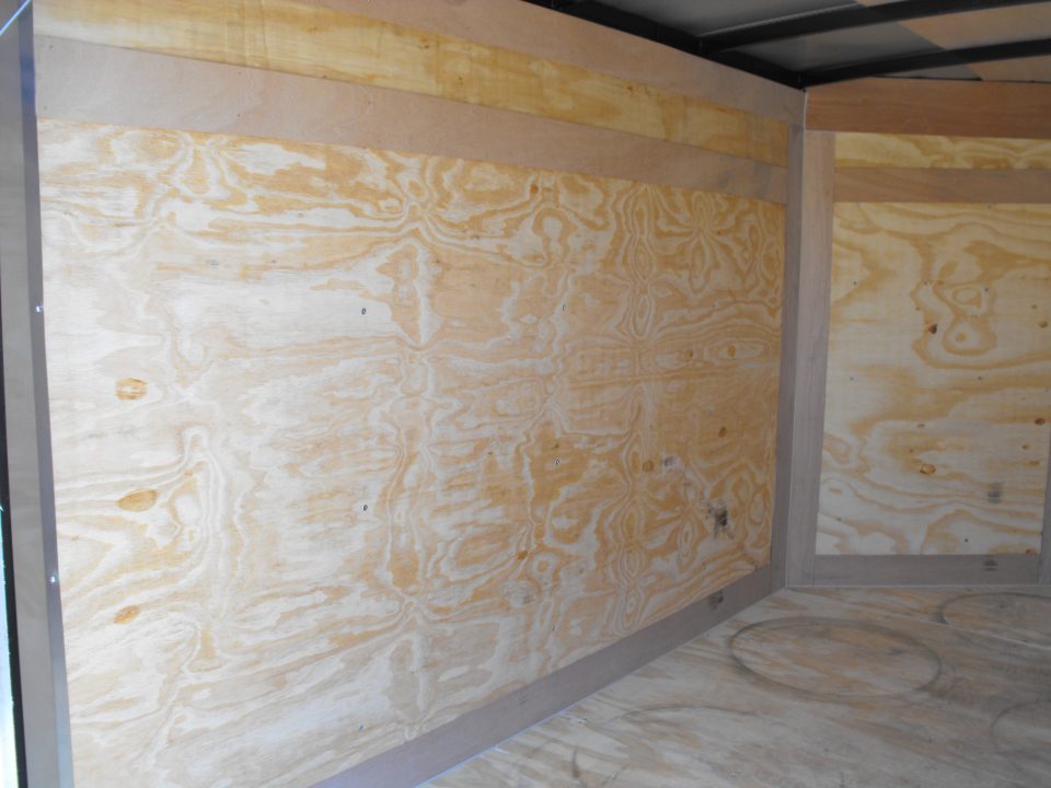 New Enclosed Trailer 5 X 8 Ramp Tube Const 2990Axle 5' Interior