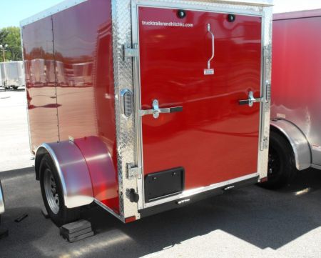 New Enclosed Trailer 5 X 8 Ramp Tube Const 2990Axle 5' Interior