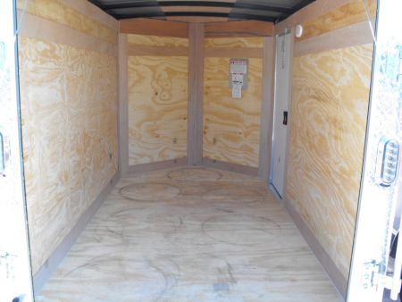 New Enclosed Trailer 5 X 8 Ramp Tube Const 2990Axle 5' Interior