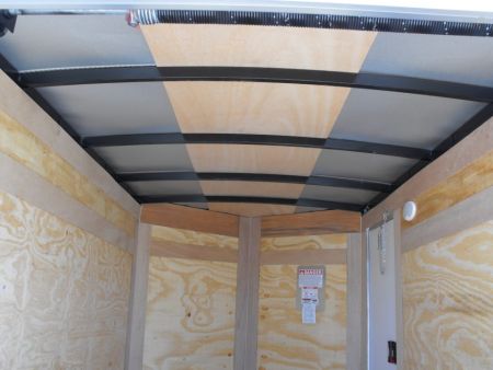 New Enclosed Trailer 5 X 8 Ramp Tube Const 2990Axle 5' Interior