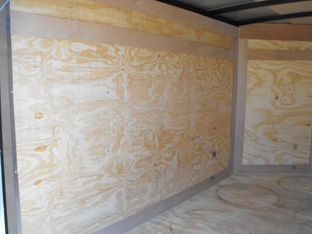 New Enclosed Trailer 5 X 8 Ramp Tube Const 2990Axle 5' Interior