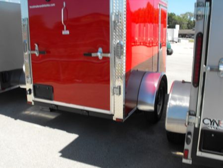 New Enclosed Trailer 5 X 8 Ramp Tube Const 2990Axle 5' Interior
