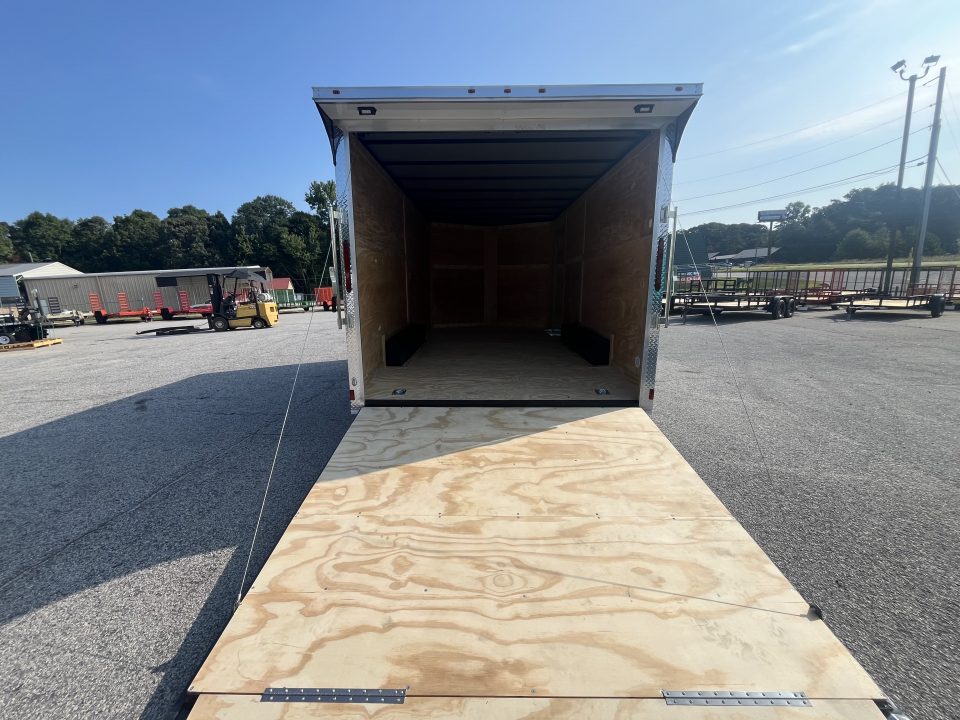 New 2027 8.5X16 10K TANDEM AXLE ENCLOSED TRAILER WITH REAR LED SPOILER