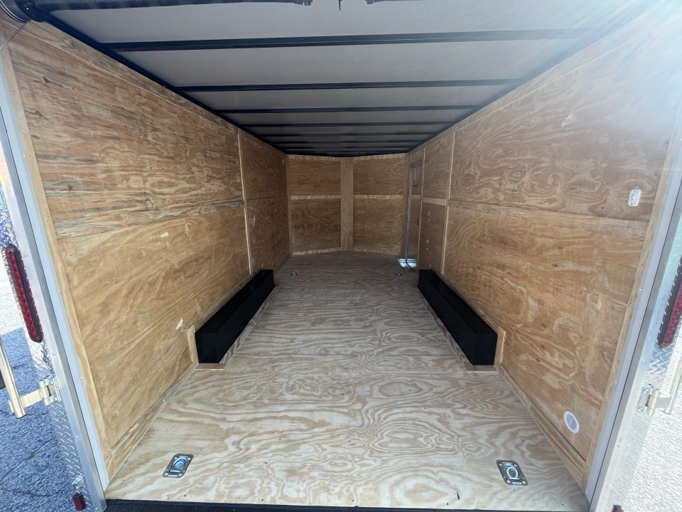New 2027 8.5X16 10K TANDEM AXLE ENCLOSED TRAILER WITH REAR LED SPOILER