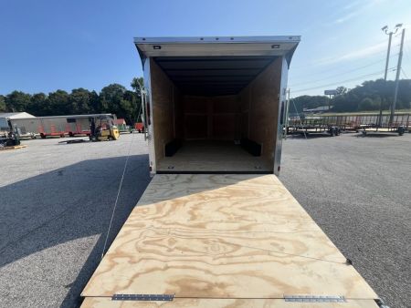 New 2027 8.5X16 10K TANDEM AXLE ENCLOSED TRAILER WITH REAR LED SPOILER