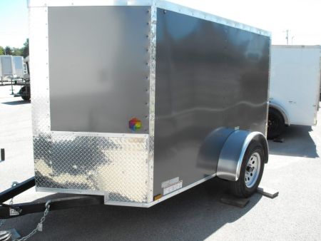 New Enclosed Trailer 5 X 8 Ramp Tube Const 2990Axle 5' Interior