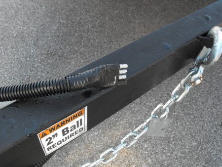 New Enclosed Trailer 5 X 8 Ramp Tube Const 2990Axle 5' Interior