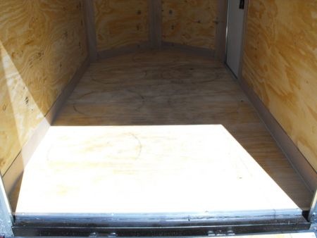 New Enclosed Trailer 5 X 8 Ramp Tube Const 2990Axle 5' Interior