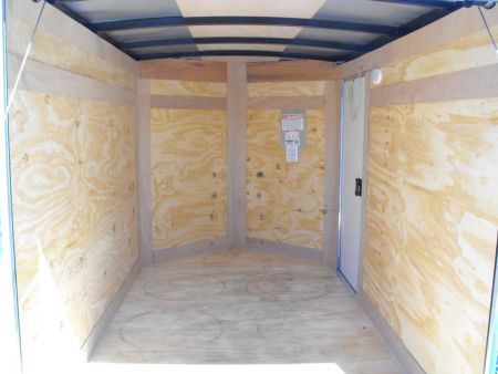 New Enclosed Trailer 5 X 8 Ramp Tube Const 2990Axle 5' Interior