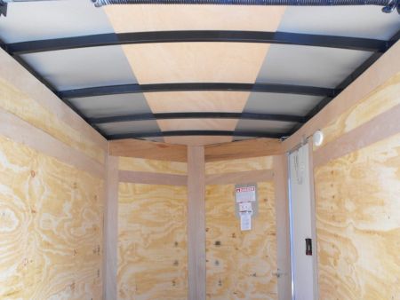 New Enclosed Trailer 5 X 8 Ramp Tube Const 2990Axle 5' Interior