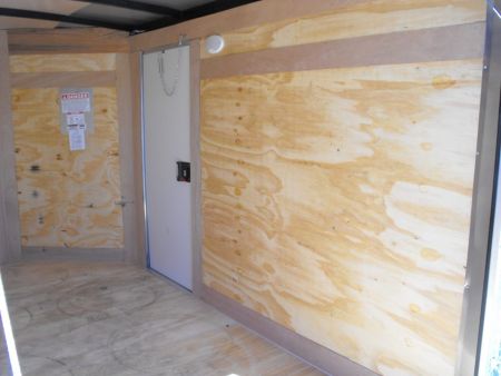 New Enclosed Trailer 5 X 8 Ramp Tube Const 2990Axle 5' Interior