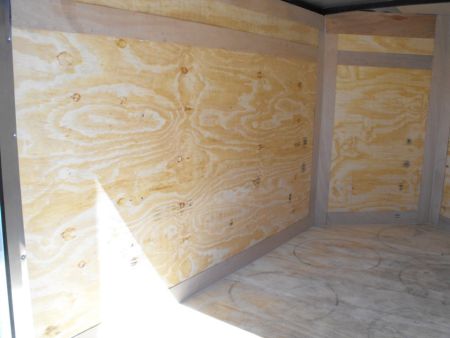 New Enclosed Trailer 5 X 8 Ramp Tube Const 2990Axle 5' Interior