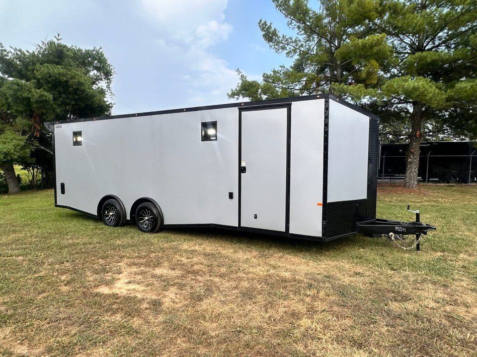 New 2027 Rock Solid Cargo 8.5x24 Interior-Race Trailer- Finished Interior- 5200lb Torsion Axle-Car/ Race Trailer
