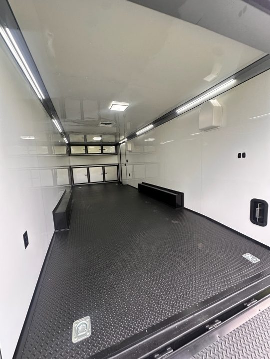 New 2027 Rock Solid Cargo 8.5x24 Interior-Race Trailer- Finished Interior- 5200lb Torsion Axle-Car/ Race Trailer