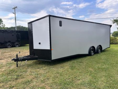 New 2027 Rock Solid Cargo 8.5x24 Interior-Race Trailer- Finished Interior- 5200lb Torsion Axle-Car/ Race Trailer