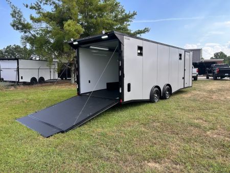 New 2027 Rock Solid Cargo 8.5x24 Interior-Race Trailer- Finished Interior- 5200lb Torsion Axle-Car/ Race Trailer