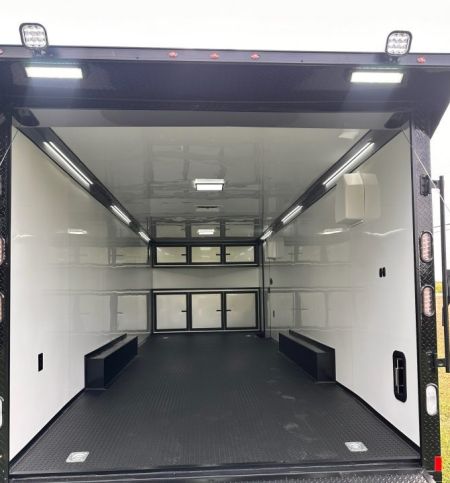 New 2027 Rock Solid Cargo 8.5x24 Interior-Race Trailer- Finished Interior- 5200lb Torsion Axle-Car/ Race Trailer