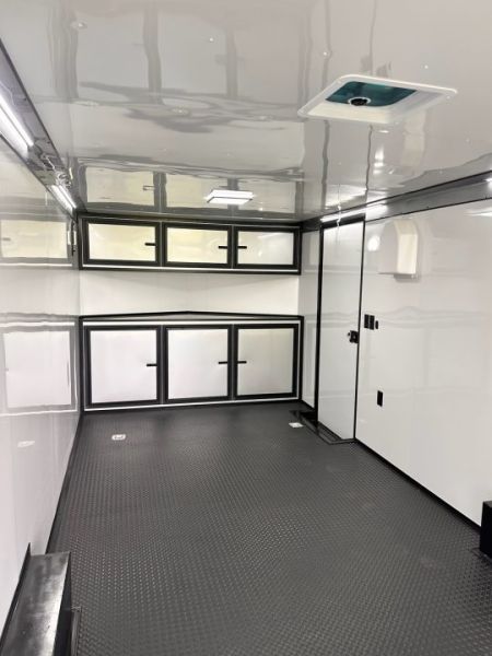 New 2027 Rock Solid Cargo 8.5x24 Interior-Race Trailer- Finished Interior- 5200lb Torsion Axle-Car/ Race Trailer