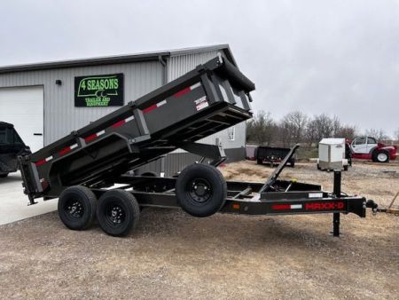 New 2027 MAXXD DJX 83 X14' 14K GVWR 2' SIDES 7 GA FLOOR WIRELESS Dump Trailer