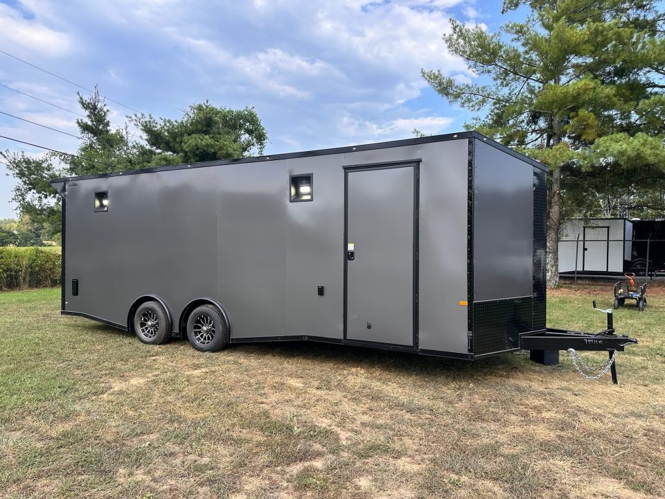 New 2027 Rock Solid Cargo 8.5x24 7'6" Interior-Race Trailer- Finished Interior- 5200lb Torsion Axle- Car/Race Trailer