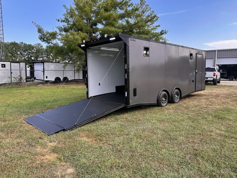 New 2027 Rock Solid Cargo 8.5x24 7'6" Interior-Race Trailer- Finished Interior- 5200lb Torsion Axle- Car/Race Trailer