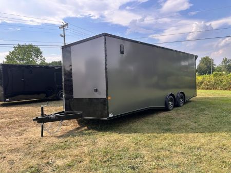 New 2027 Rock Solid Cargo 8.5x24 7'6" Interior-Race Trailer- Finished Interior- 5200lb Torsion Axle- Car/Race Trailer