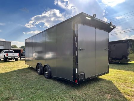 New 2027 Rock Solid Cargo 8.5x24 7'6" Interior-Race Trailer- Finished Interior- 5200lb Torsion Axle- Car/Race Trailer