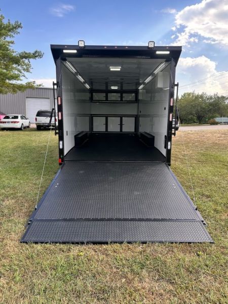 New 2027 Rock Solid Cargo 8.5x24 7'6" Interior-Race Trailer- Finished Interior- 5200lb Torsion Axle- Car/Race Trailer