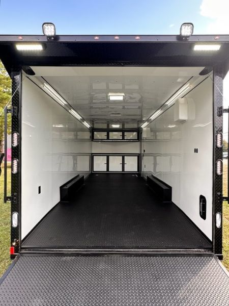New 2027 Rock Solid Cargo 8.5x24 7'6" Interior-Race Trailer- Finished Interior- 5200lb Torsion Axle- Car/Race Trailer