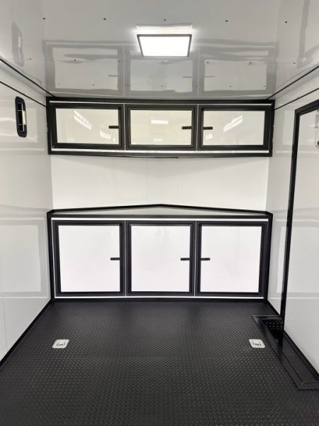 New 2027 Rock Solid Cargo 8.5x24 7'6" Interior-Race Trailer- Finished Interior- 5200lb Torsion Axle- Car/Race Trailer