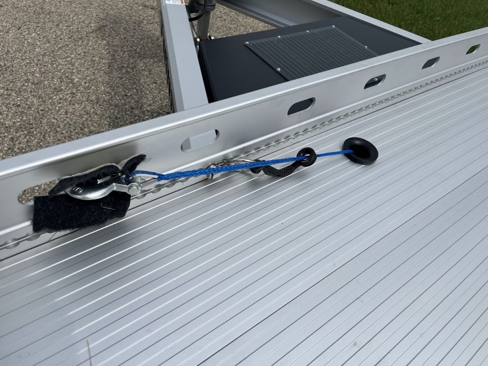 New 2026 Futura Trailers Anodized Aluminum 19'8"x81" Lowering Pro Sport w/ Recovery Winch & Spare Tire Car / Racing Trailer