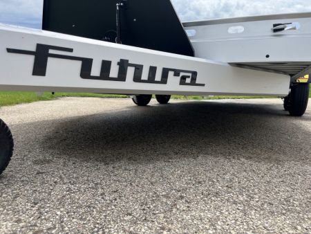 New 2026 Futura Trailers Anodized Aluminum 19'8"x81" Lowering Pro Sport w/ Recovery Winch & Spare Tire Car / Racing Trailer