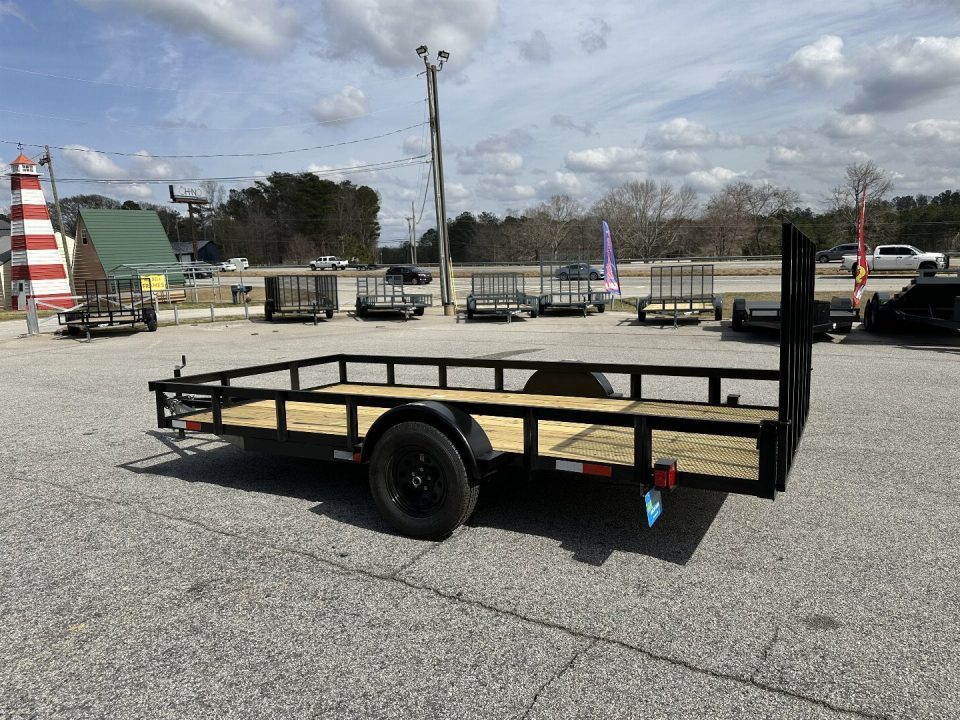 New 2027 7X14 SINGLE AXLE UTILITY TRAILER