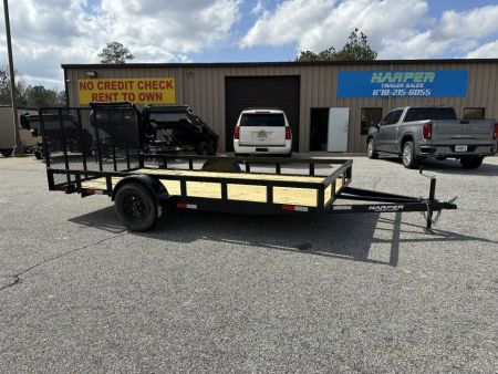 New 2027 7X14 SINGLE AXLE UTILITY TRAILER